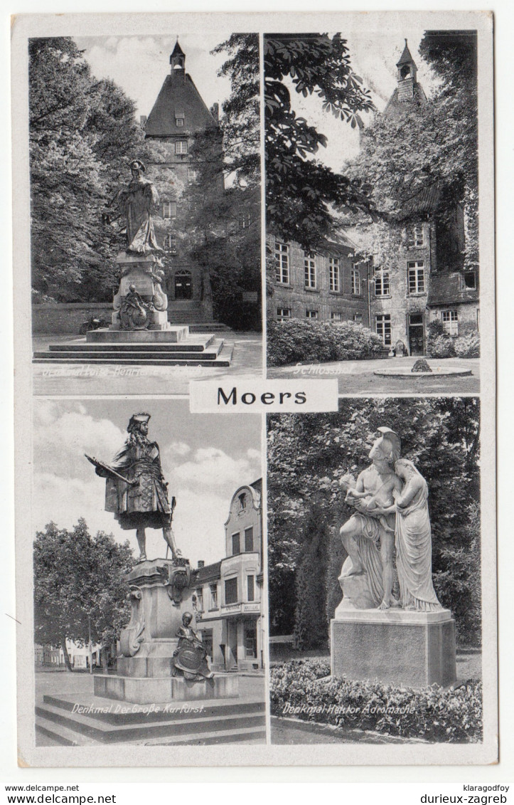 Moers Old Postcard Travelled 1942 B170810 - Moers