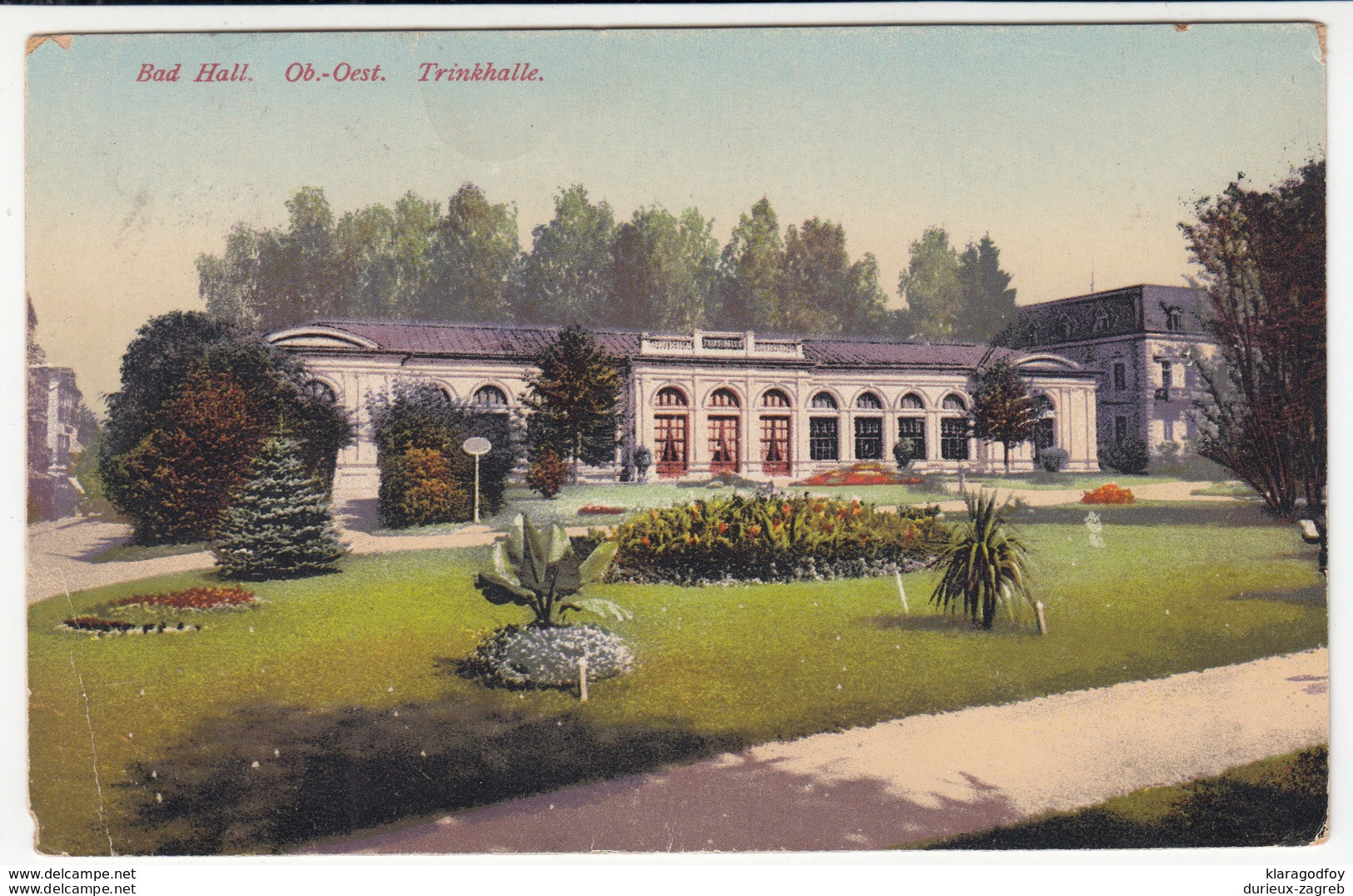 Bad Hall, Trinkhalle Old Postcard Travelled 1922 B170810 - Bad Hall