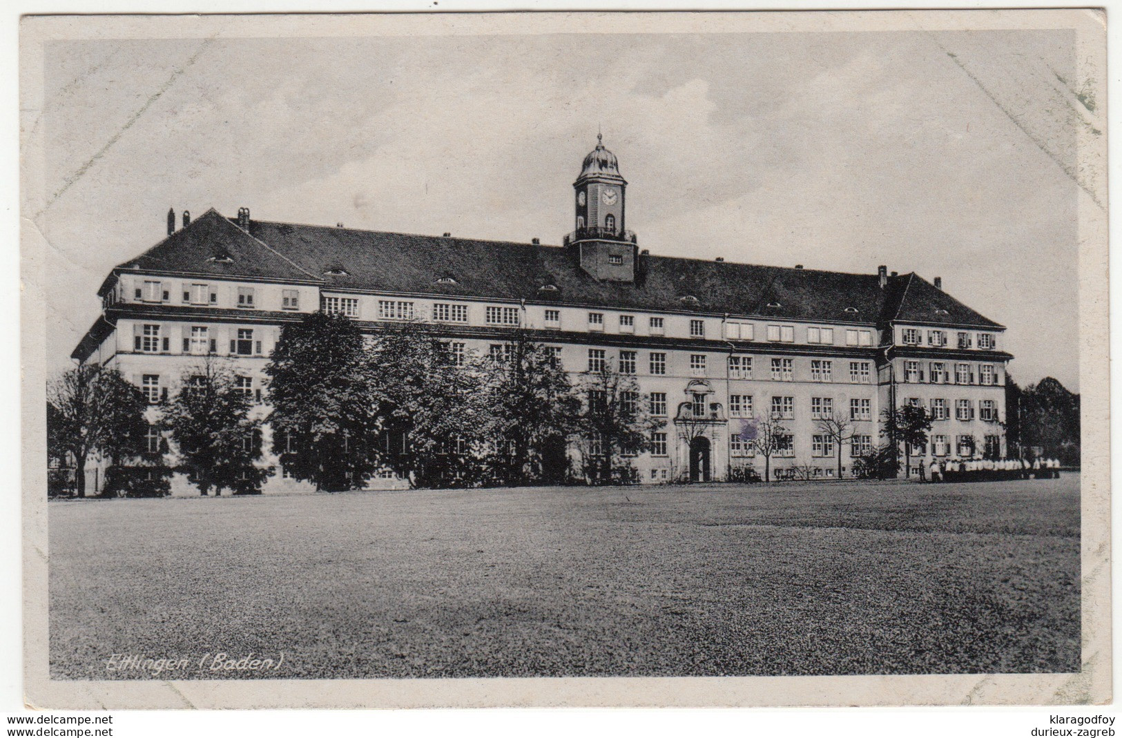 Ettlingen Old Postcard Travelled 1944 Ettlingen Pmk B170810 - Ettlingen