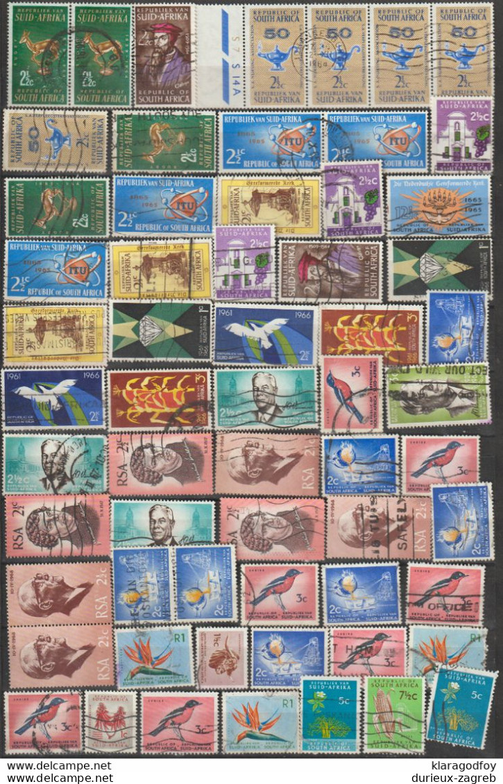 South Africa RSA 1961-1969 - Old Stamps Small Accumulation (read Description) B210420 - Gebraucht