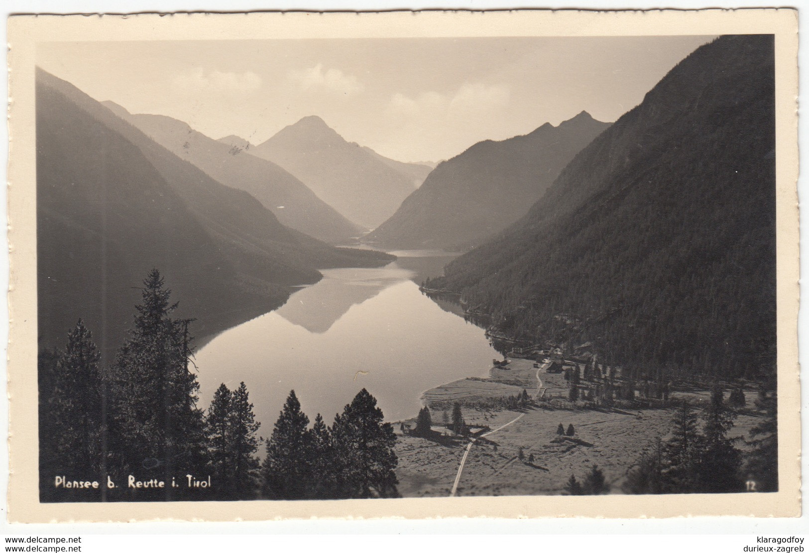 Plansee Bei Reutte In Tirol Old Postcard Travelled 1952 B170915 - Reutte