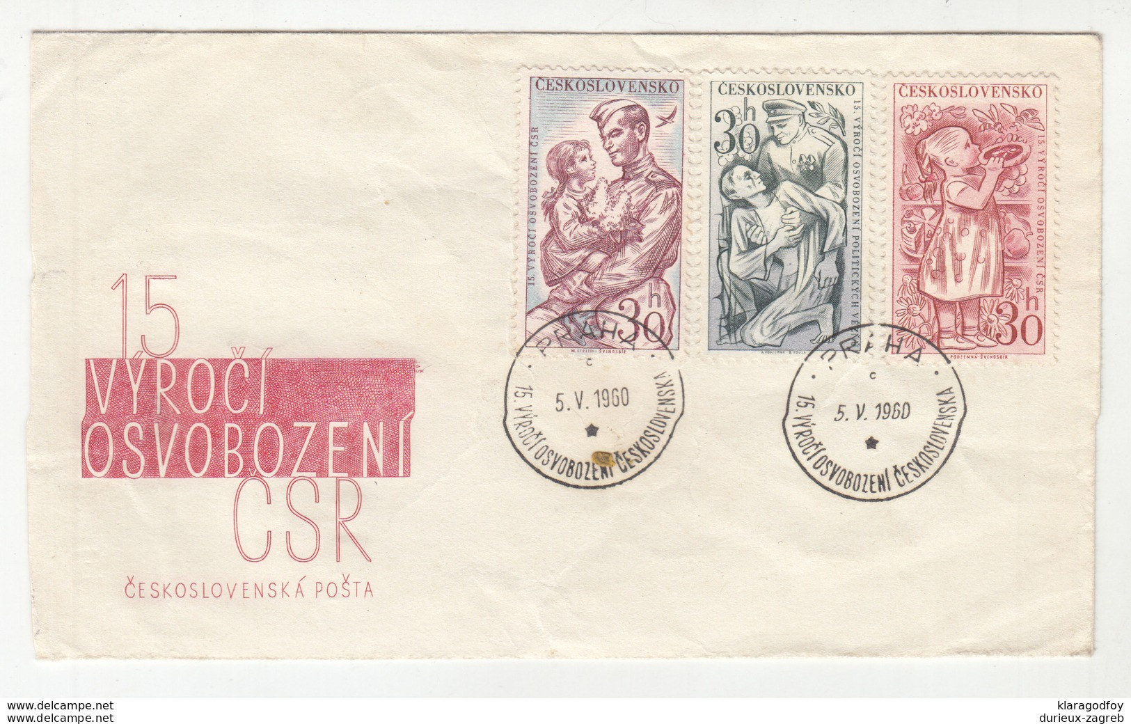 Czechoslovakia Letter Cover Posted 1960 B200501 - Storia Postale