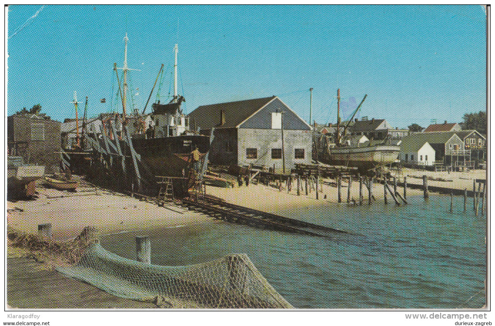 Cape Cod Old Postcard Travelled 1970 Bb151109 - Cape Cod