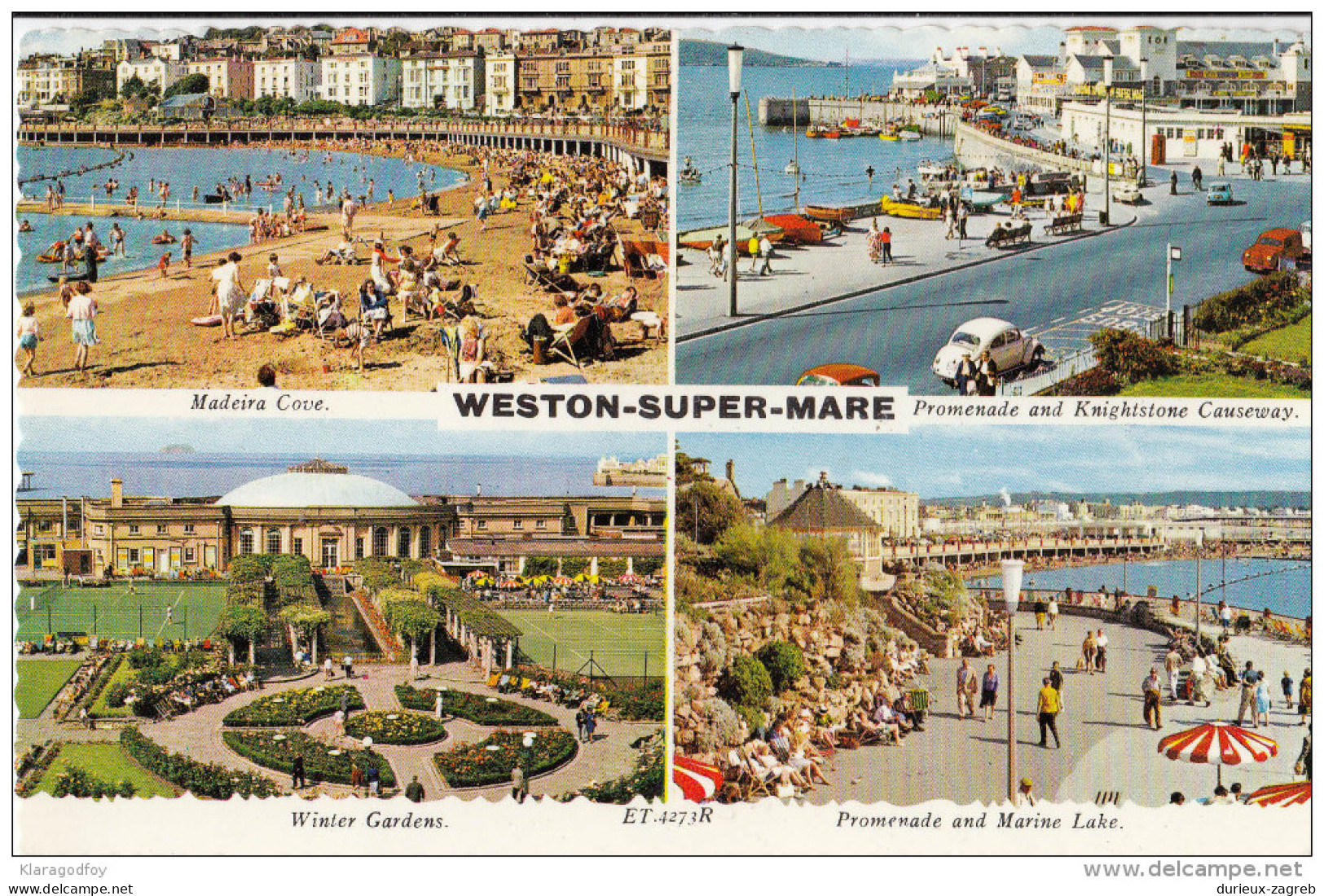 Weston-super-Mare Old Postcard Not Travelled Bb151102 - Weston-Super-Mare