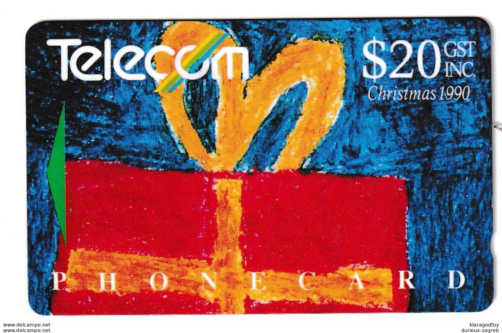 New Zealand - My Christmas Present - By Paul Aged 6 - Phonecard Used Ms210915 - Weihnachten