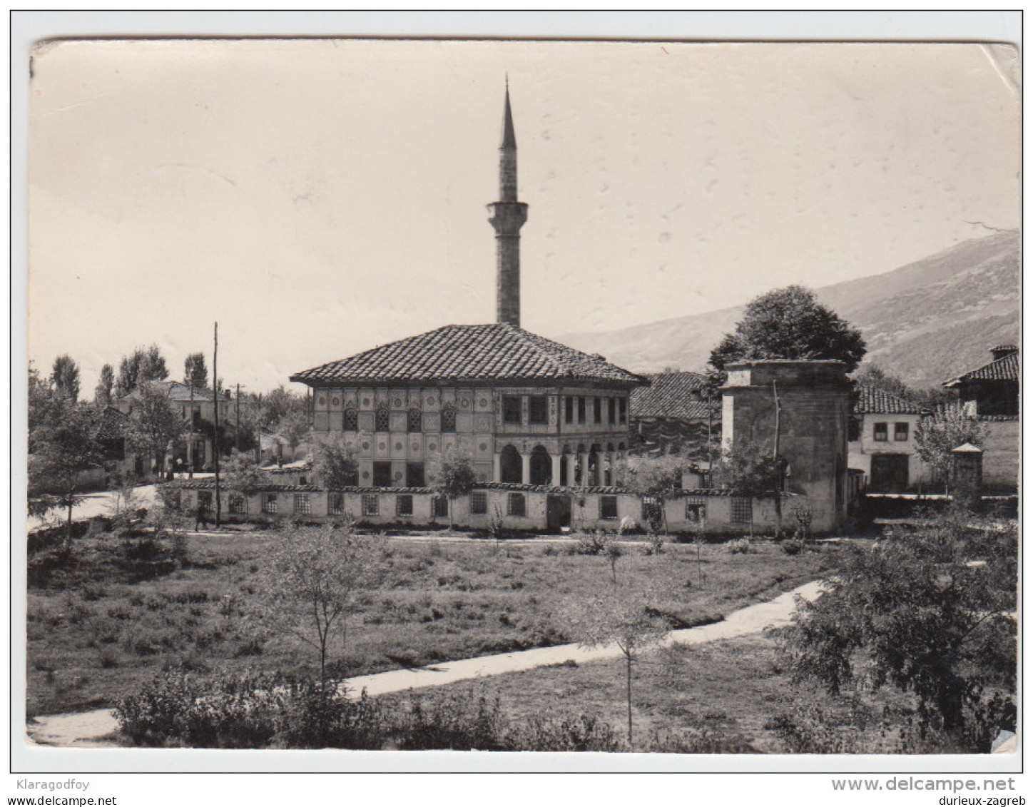 Islam Moschee Mosque - Colourful Mosque Tetovo Old Postcard Travelled 1954 Bb160711 - Islam