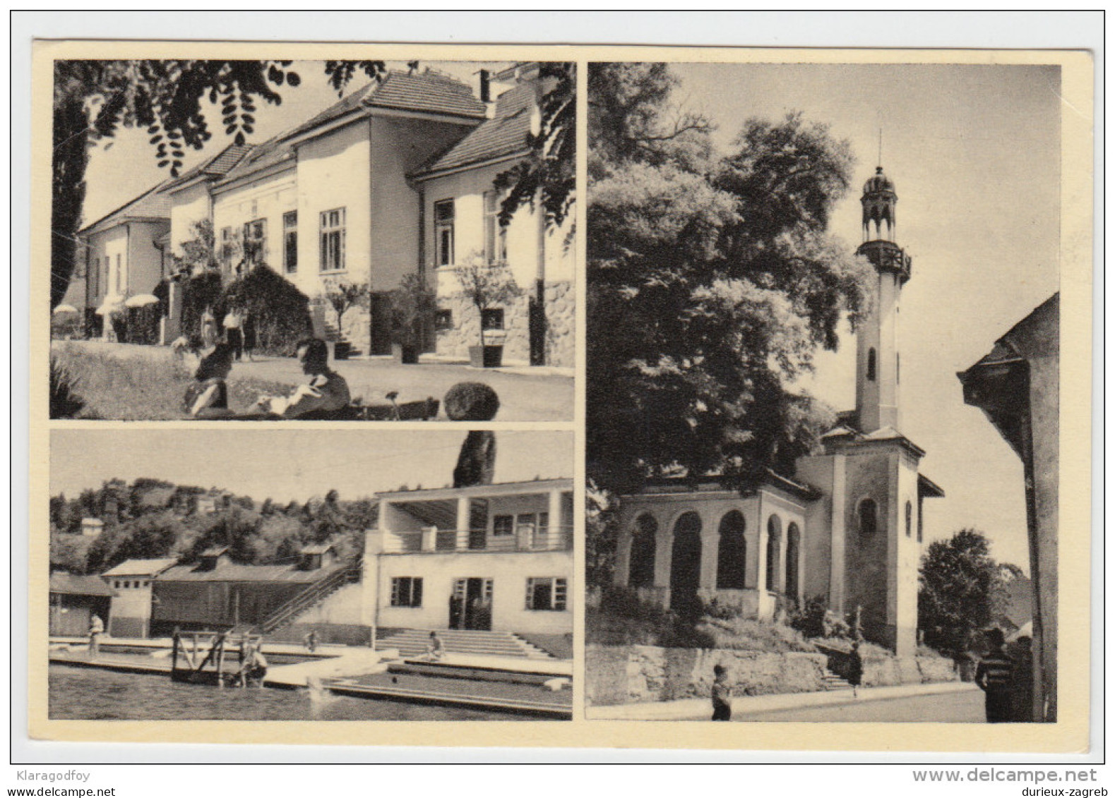 Islam Moschee Mosque Tuzla Old Postcard Travelled 1957 Bb160711 - Islam