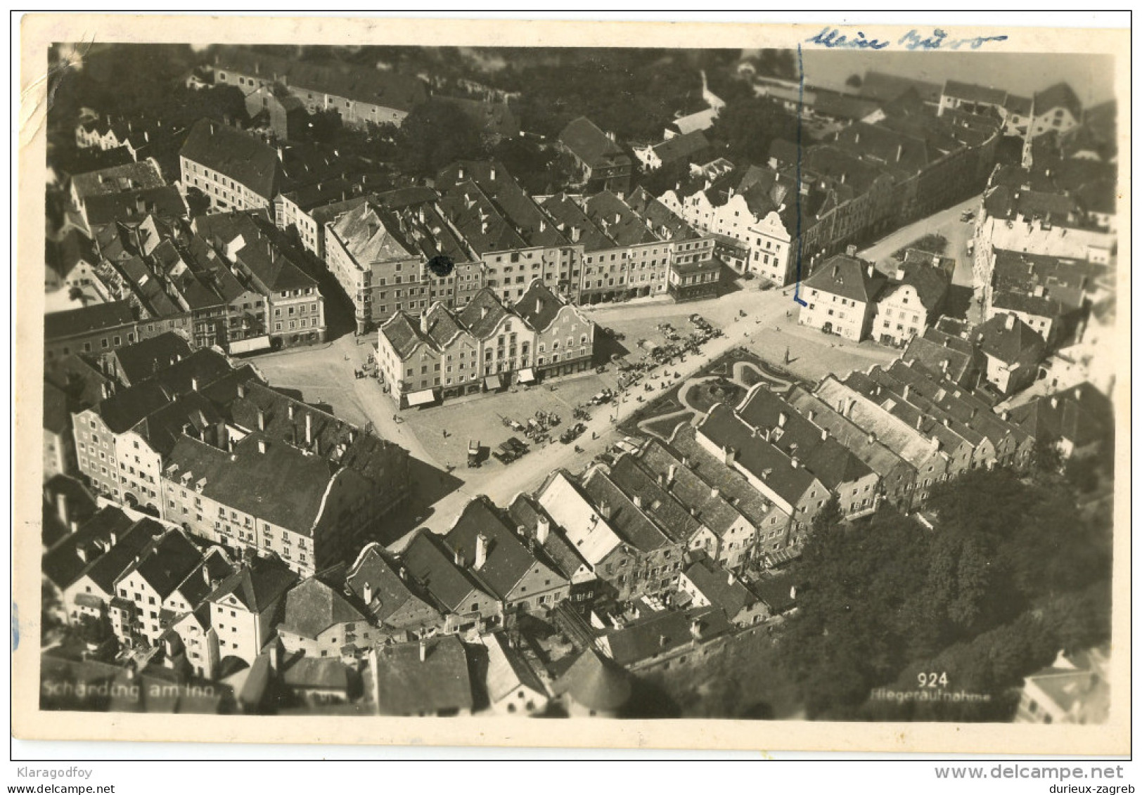 Scharding Postcard Travelled 1948 Bb151012 - Schärding