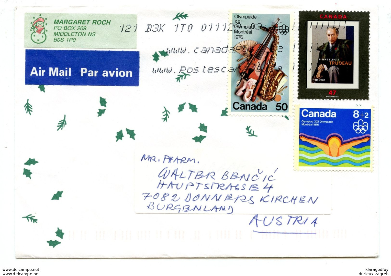 Canada, Letter Cover Posted B200725 - Storia Postale