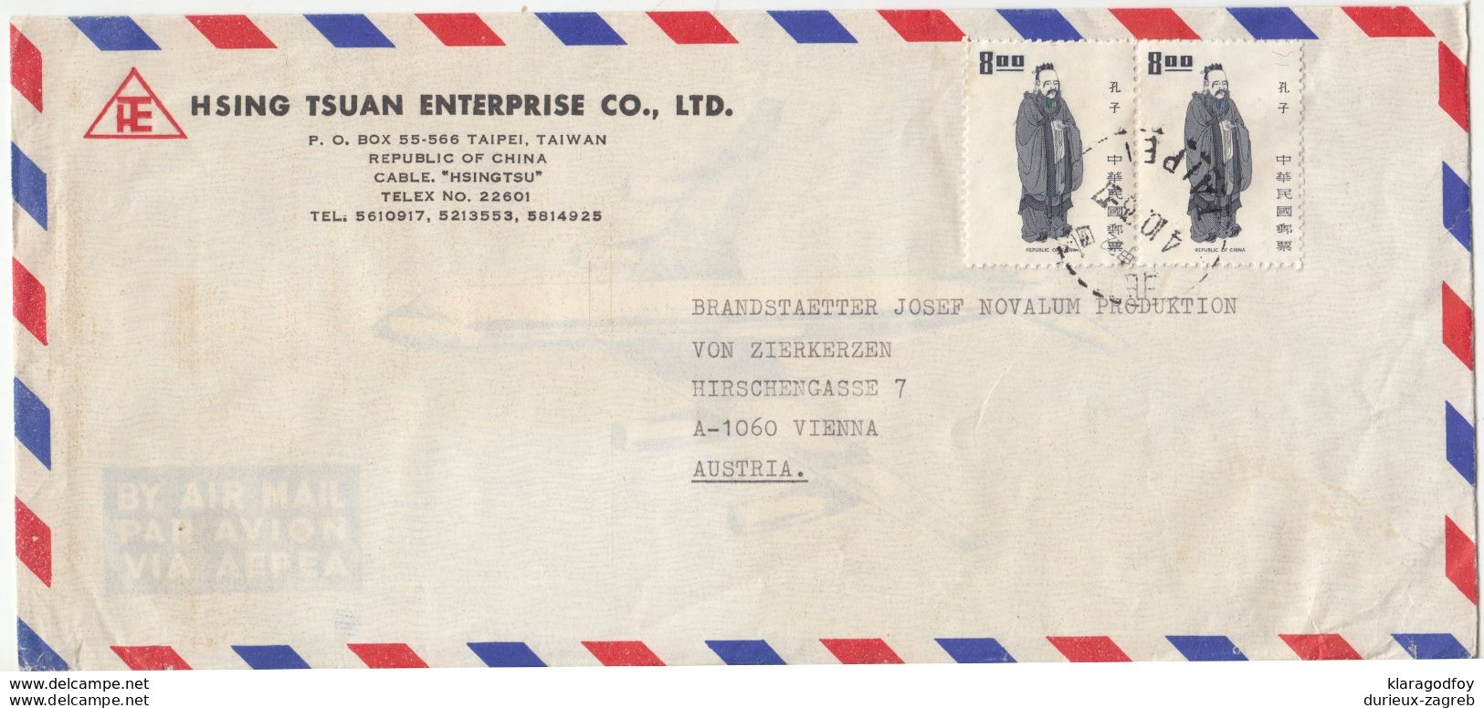 Hsing Tsuan Enterprise Letter Cover Posted 1975 B200725 - Lettres & Documents