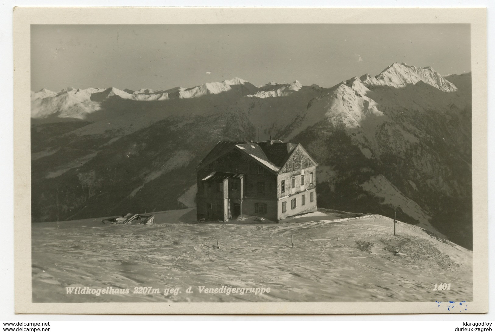 Wildkogelhaus Postcard Travelled 1930 Krimml Pmk B171025 - Krimml