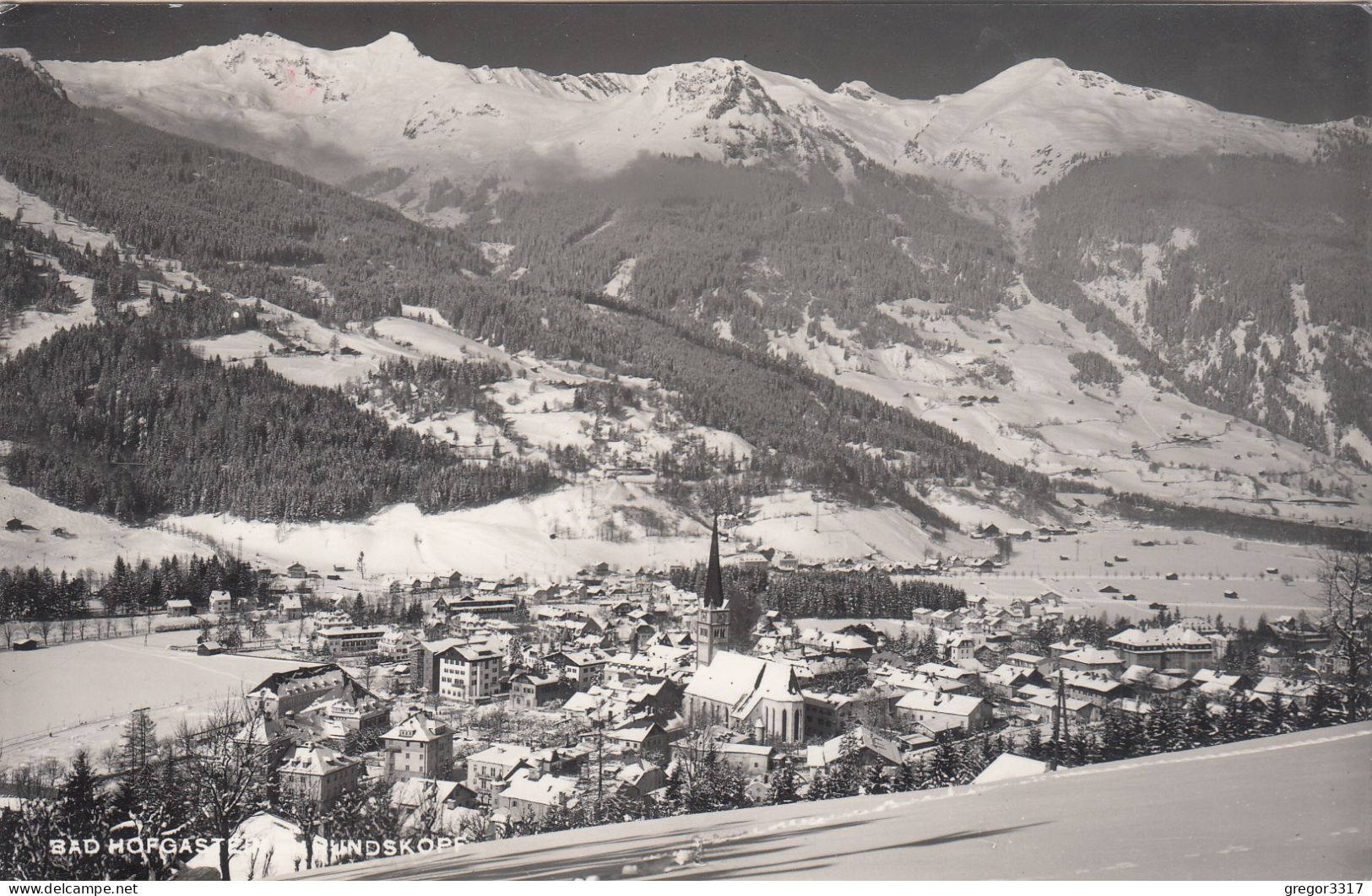 D5541) BAD HOFGASTEIN - Hundskopf - Verschneite Häuser U. Kirche - Bad Hofgastein