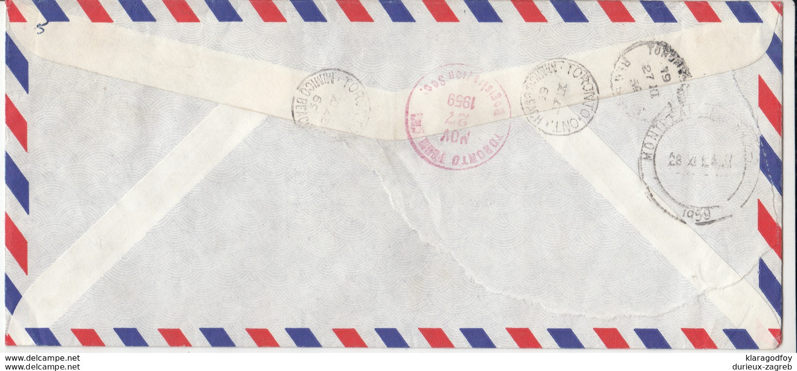 Canada, Hi Fi Europe Radio & TV Airmail Letter Cover Registered Travelled 1965 Toronto Pmk B180205 - Brieven En Documenten