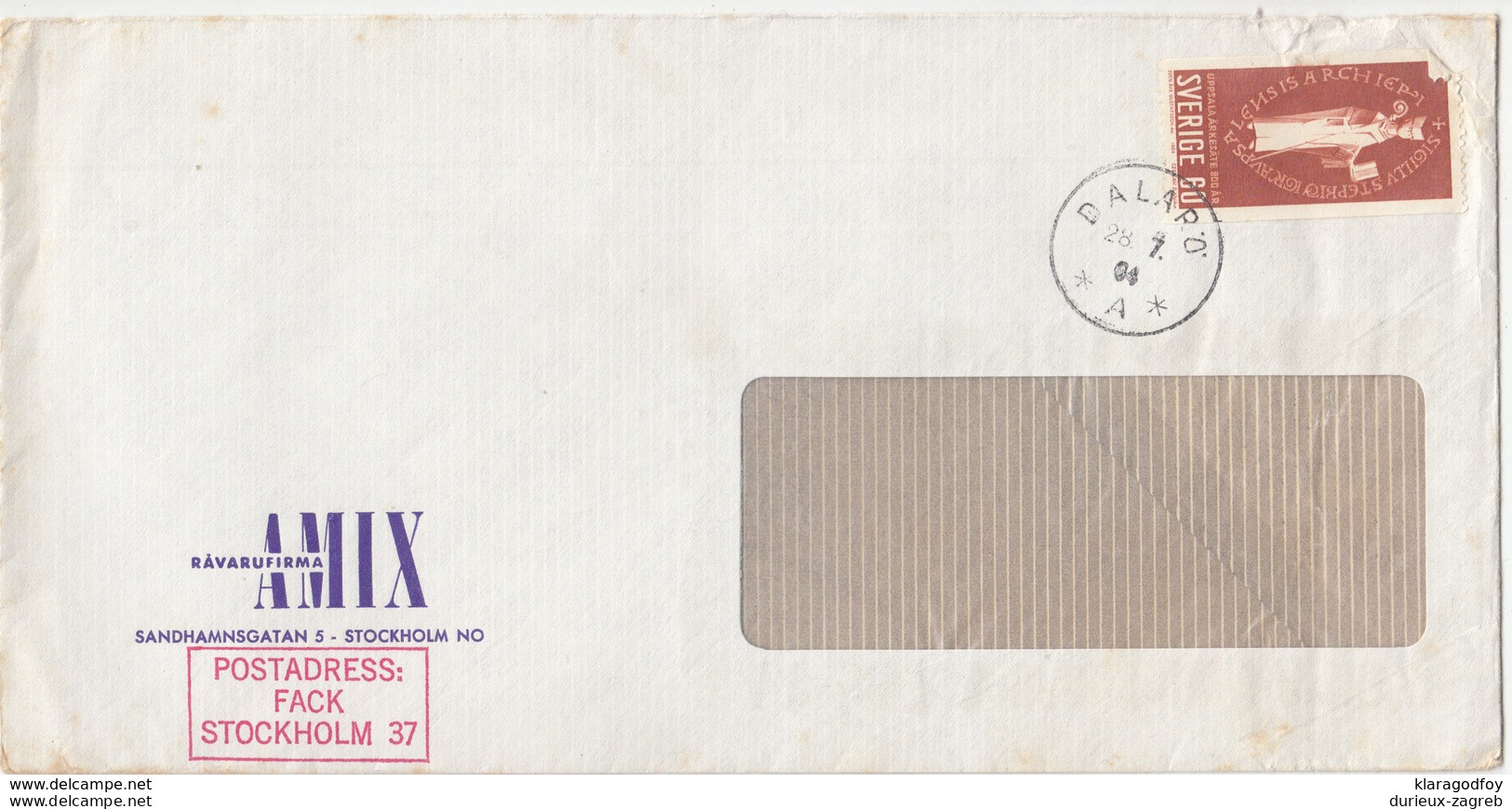 Amix Company Letter Cover Travelled 1964 B171005 - Cartas & Documentos