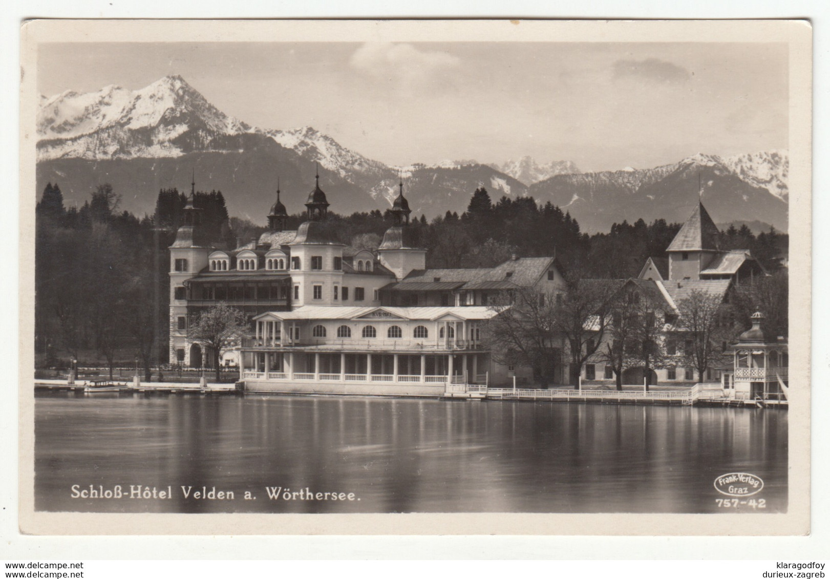 Velden Am Wörthersee Old Postcard Travelled 1931 B190110 - Velden