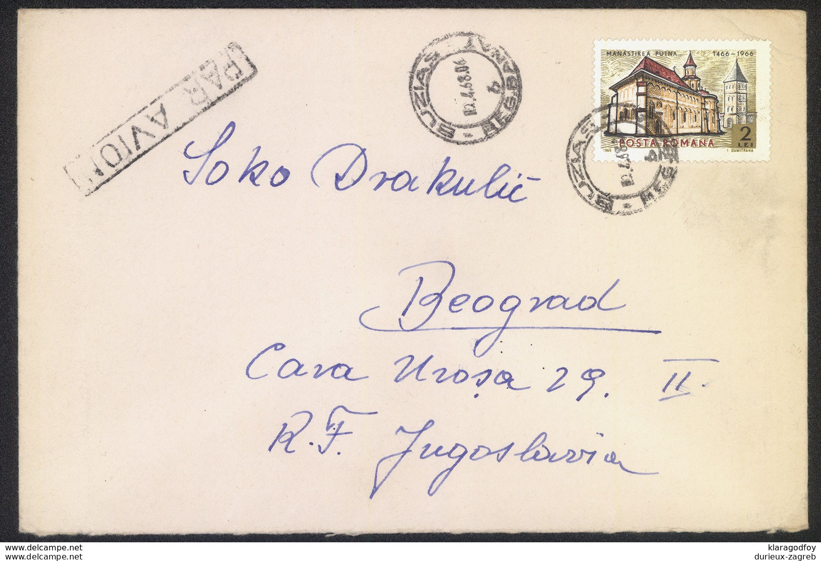 Romania, Letter Cover Travelled 1968 Buzia&#x219; Pmk B170410 - Storia Postale