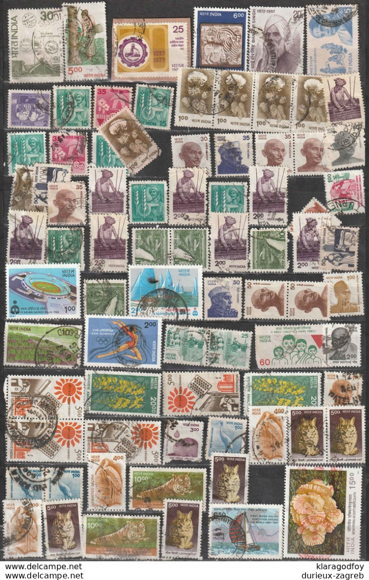 India 1980's Small Selection/accumulation (please Read Description) B190101 - Used Stamps