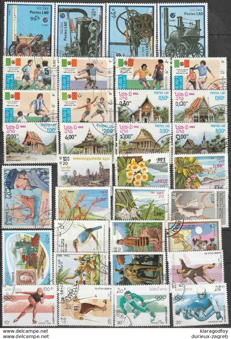 Laos Old Stamps Selection (please Read Description) B181215 - Laos