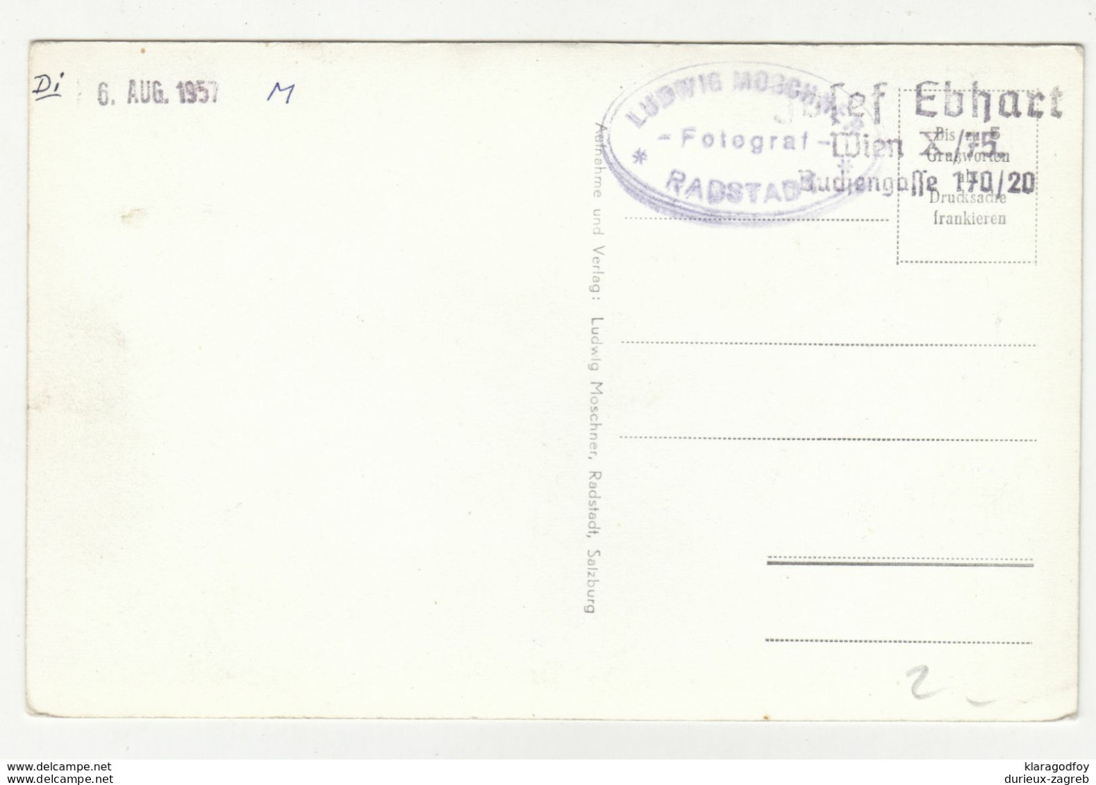 Radstadt (1957) Postcard Unused B200901 - Radstadt