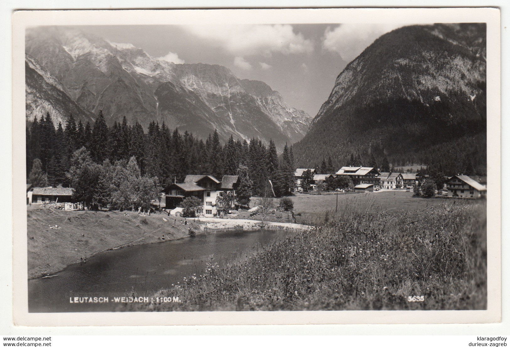 Weidach, Leutasch 1953 Old Postcard Unused B170605 - Leutasch