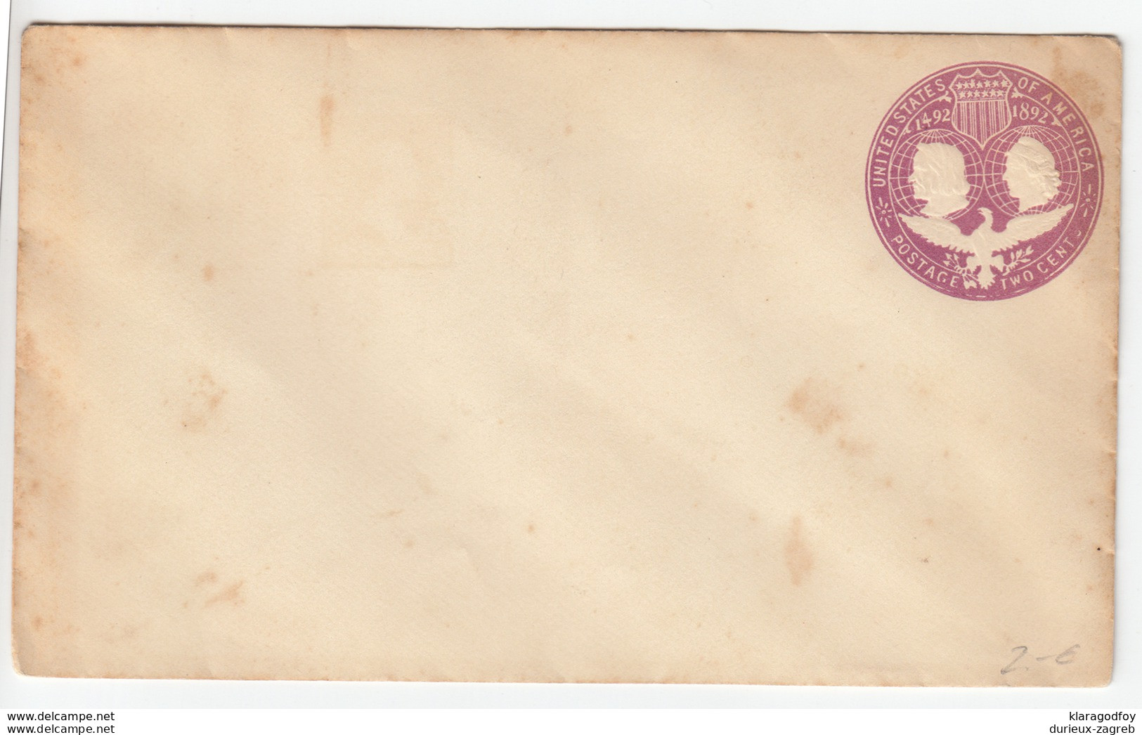 US Postal Stationery Stamped Envelope U349 Columbus And Liberty Bb161110 - 1921-40