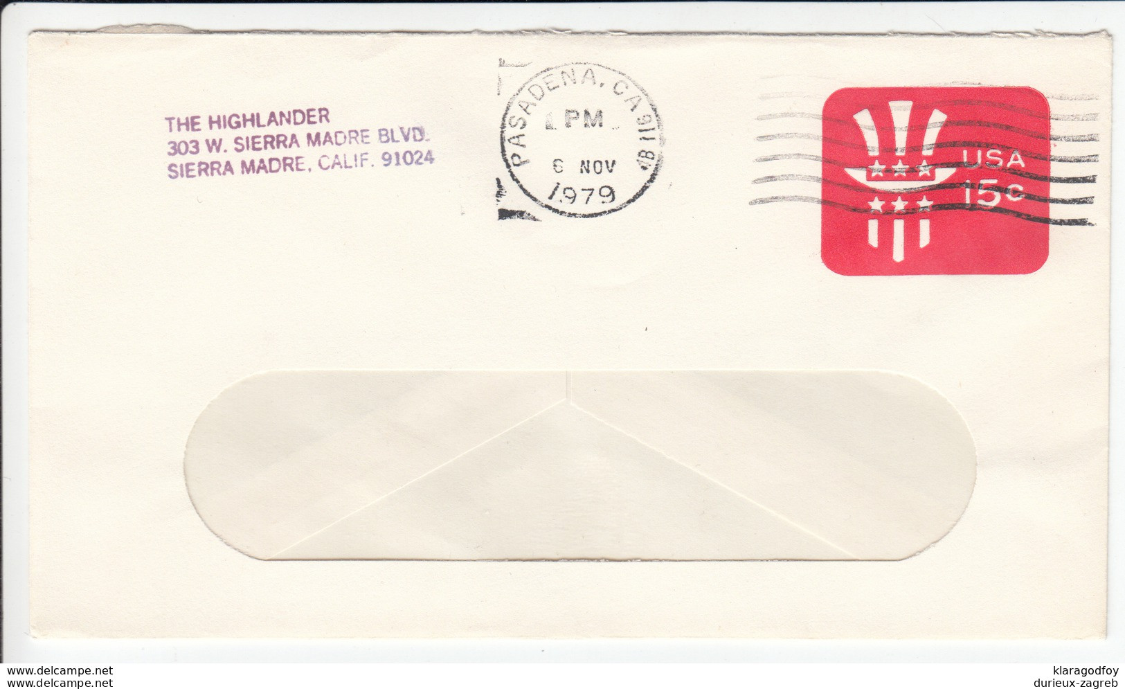 US Postal Stationery Stamped Envelope 1978 Uncle Sam U581 Bb161110 - 1961-80