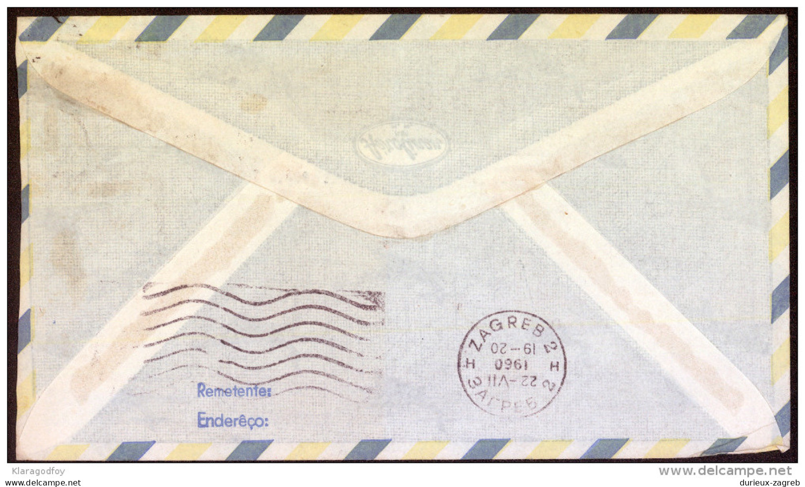 Mita-Lux Company Air Mail Letter Cover Travelled 1960 To Yugoslavia Bb161028 - Covers & Documents