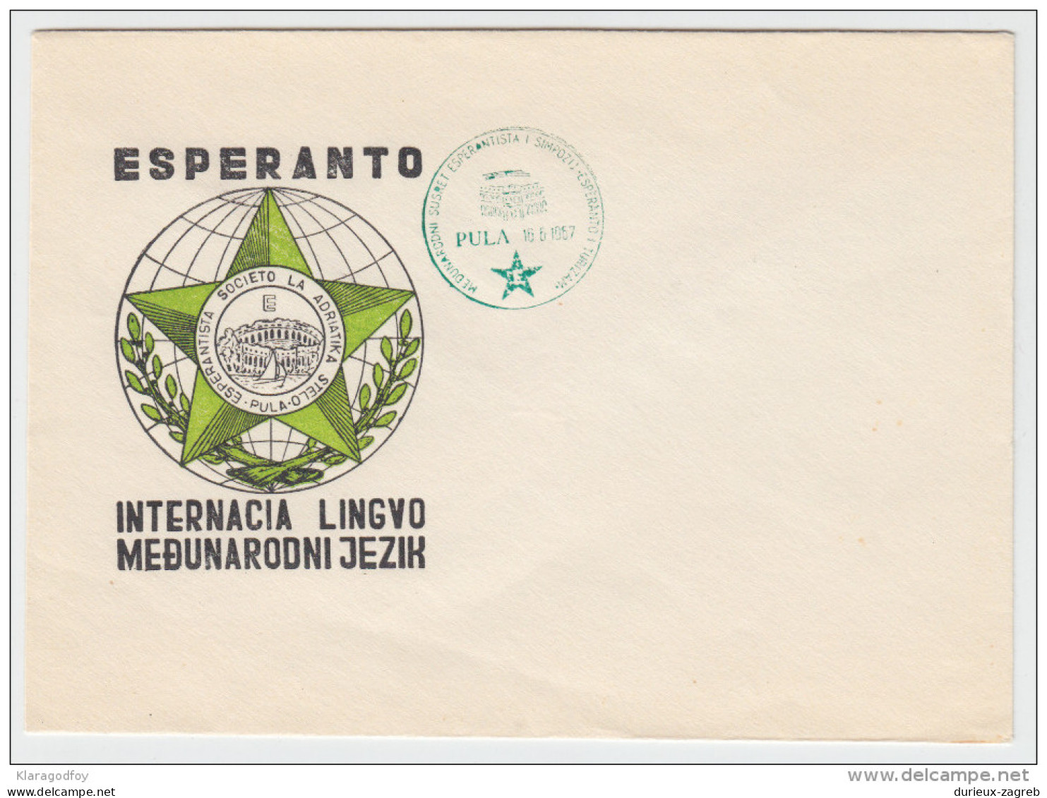 Yugoslavia Pula 1967 Esperanto 3 Covers B160711 - Esperanto