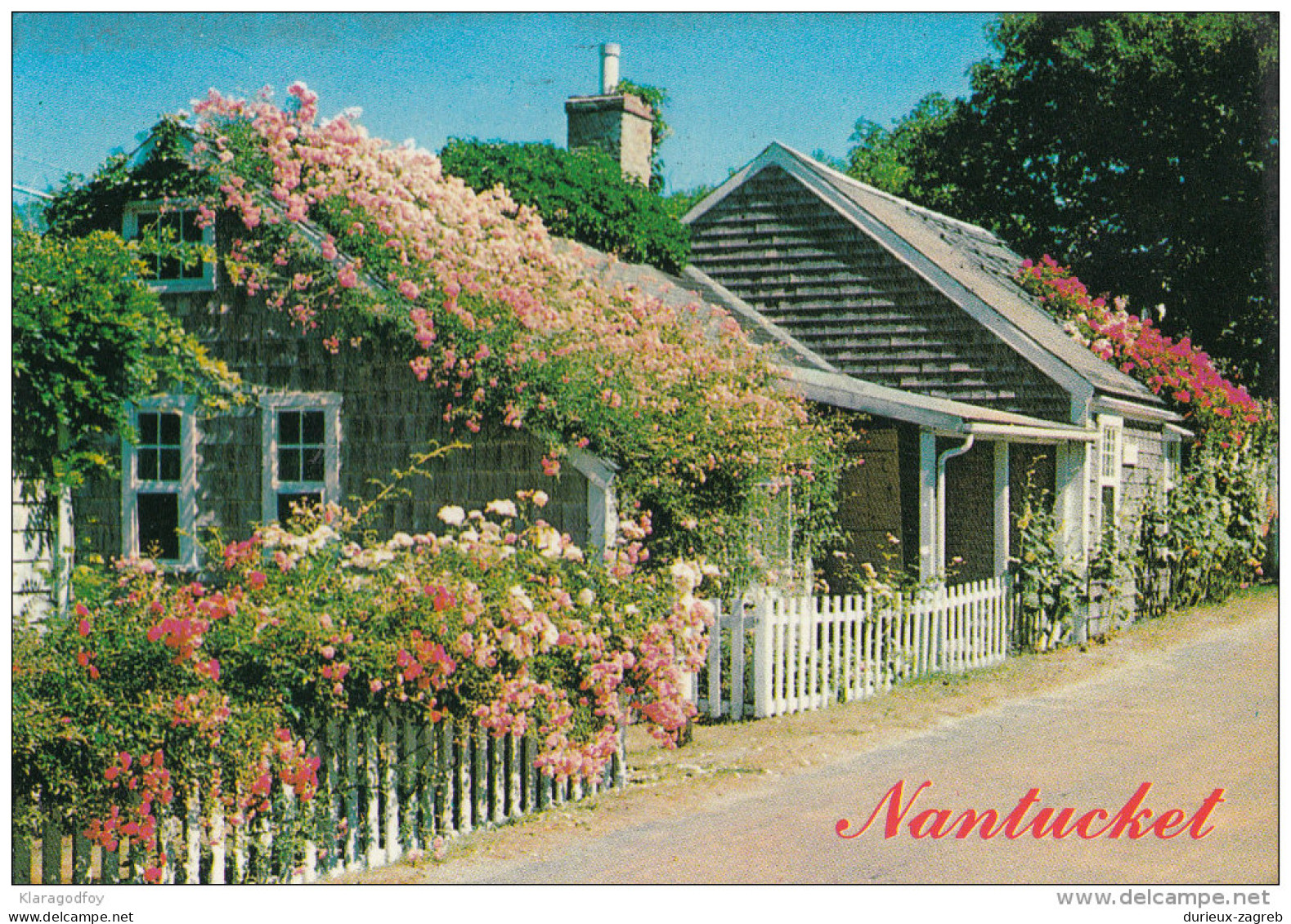 Nantucket Old Postcard Travelled 1995 Bb151102 - Nantucket