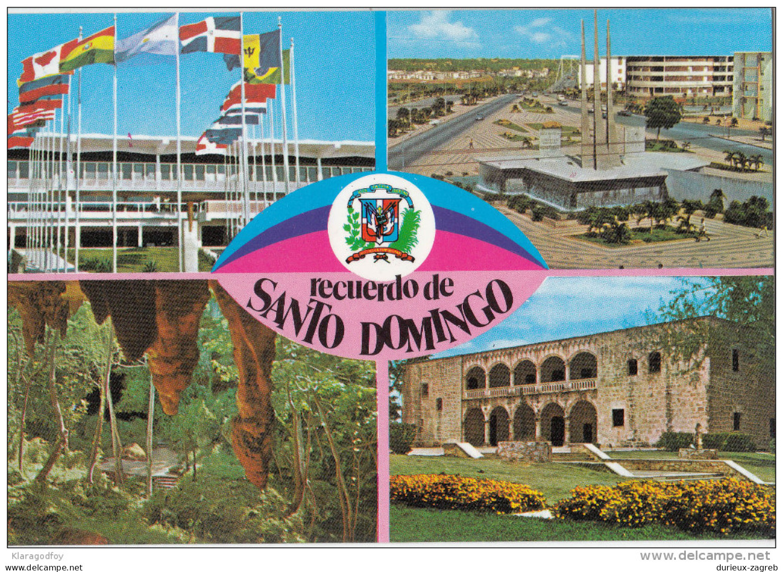 Santo Domingo Old Postcard Travelled 1983 Bb151102 - Dominicaanse Republiek