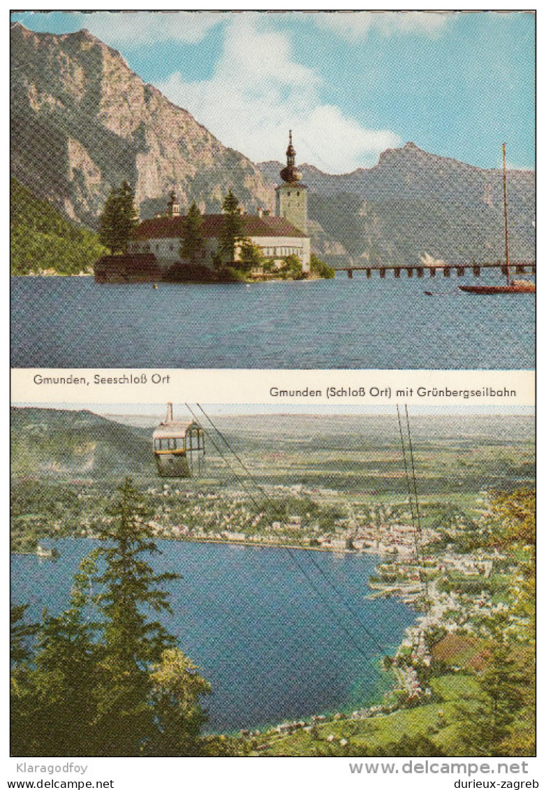 Gmunden Old Postcard Travelled 1981 Bb151102 - Gmunden