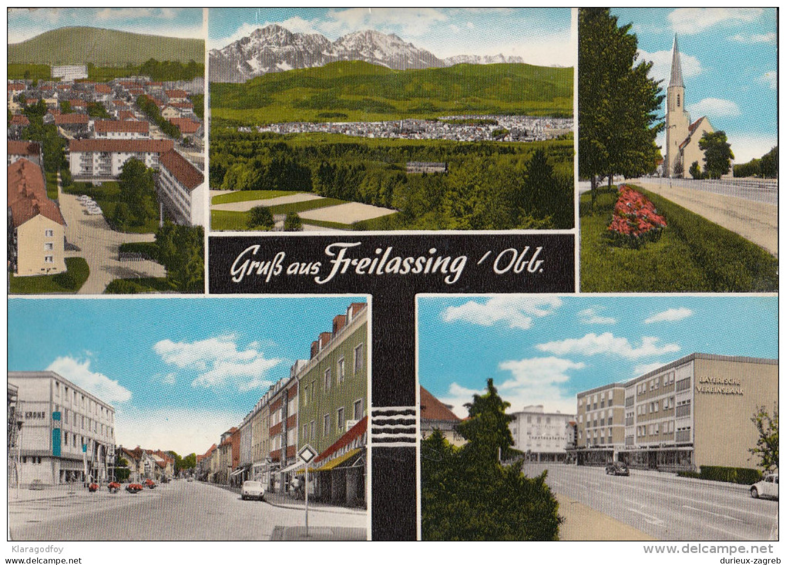 Freilassing Old Postcard Travelled 1972 Bb151102 - Freilassing