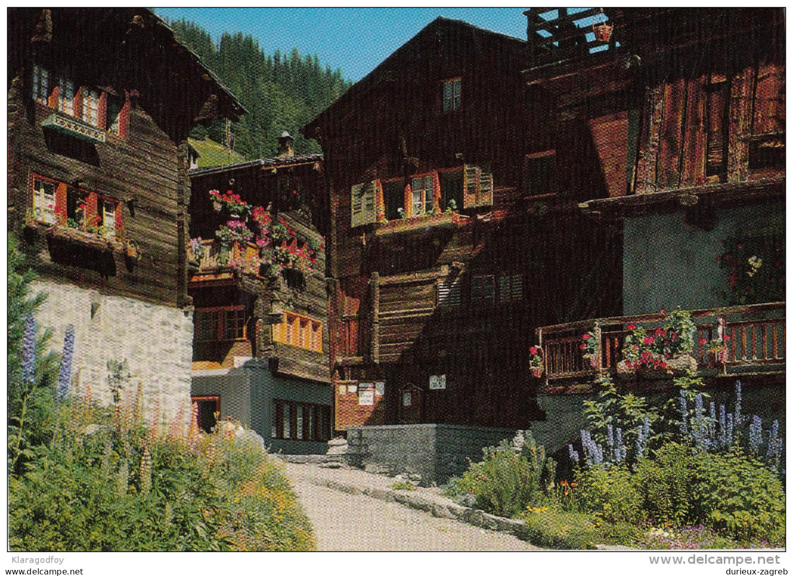 Grimentz Old Postcard Travelled 1981 Bb151102 - Grimentz