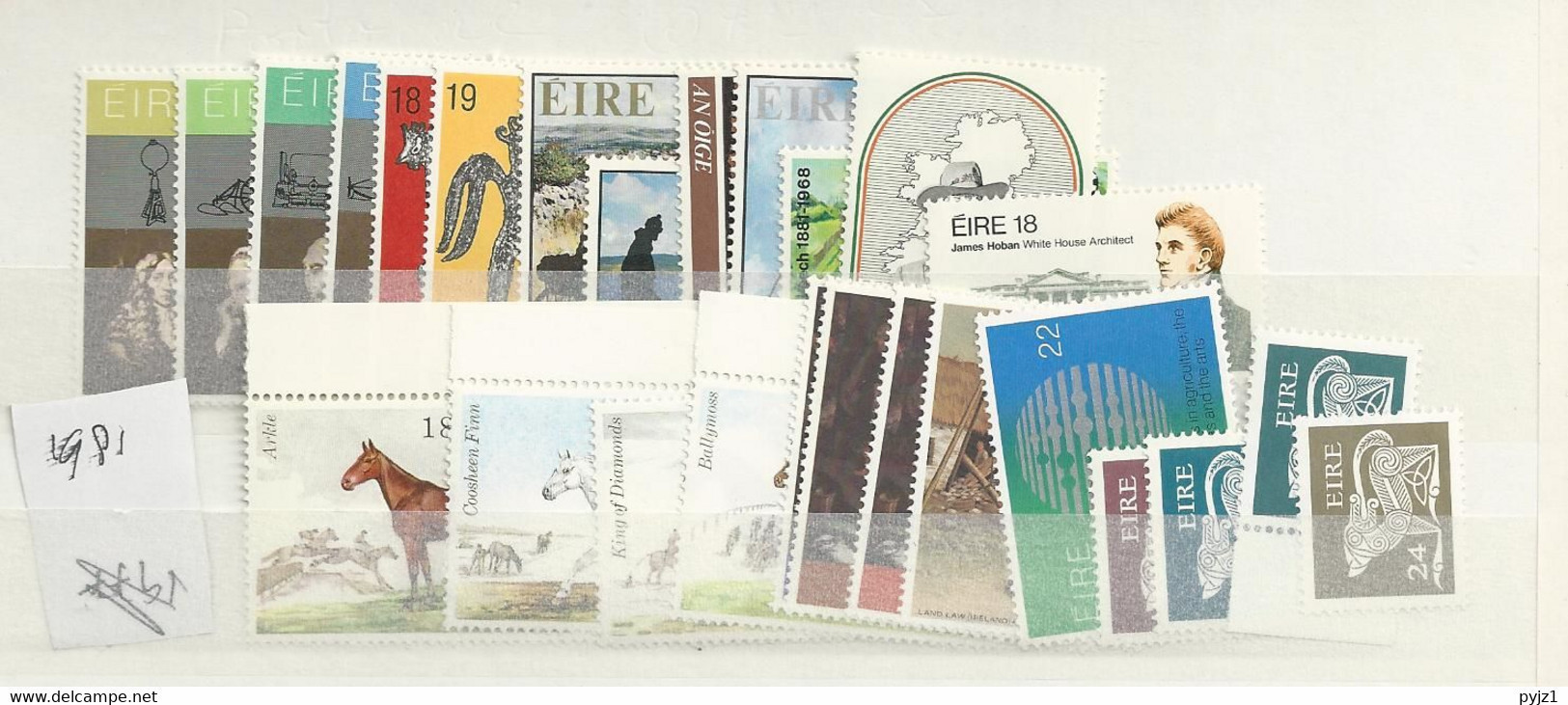 1981 MNH Ireland. Year Collection, Postfris** - Komplette Jahrgänge