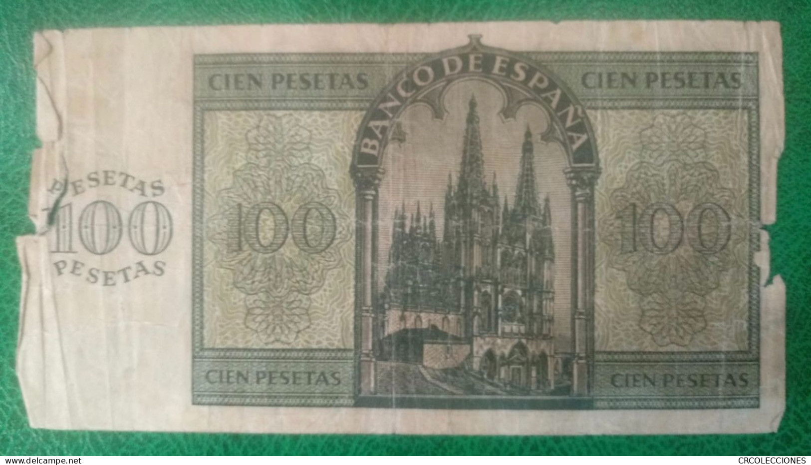 CRBS0744 BILLETE ESPAÑA 100 PESETAS 1936 BC - 100 Peseten