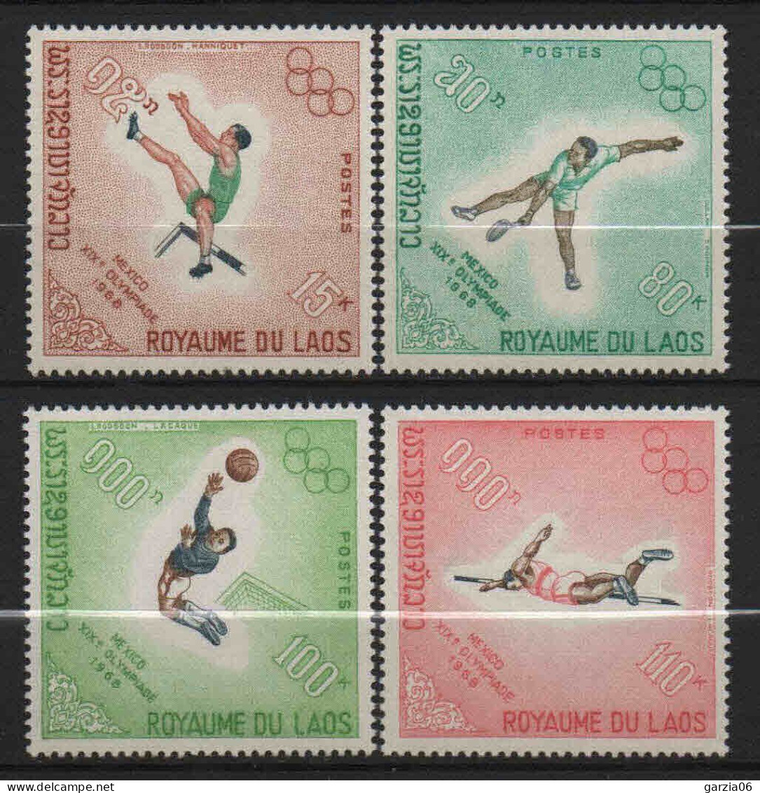 Laos - 1968  - JO De Mexico    -  N° 189 à 192 - Neufs ** - MNH - Laos