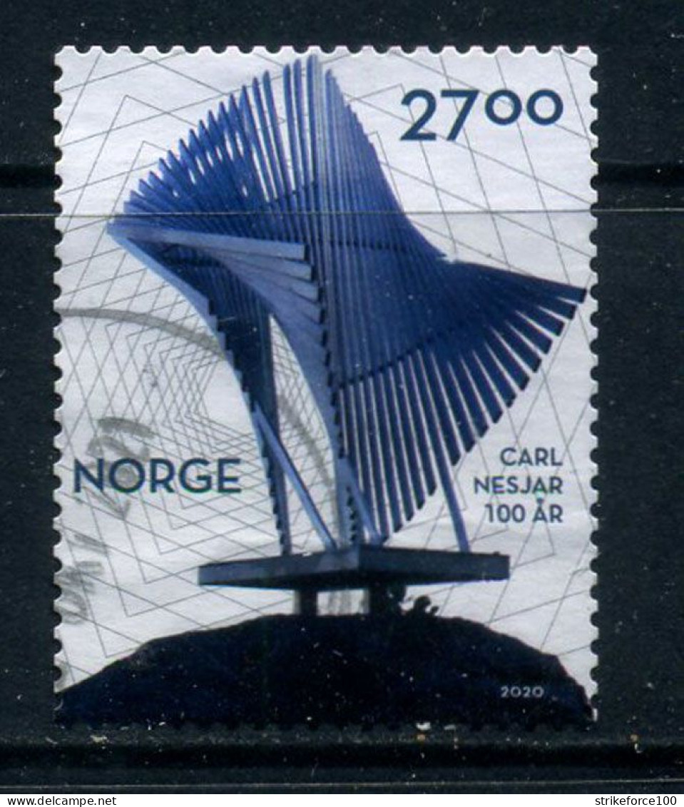 Norway 2020 - Carl Nesjar Centenary 27k, Used Stamp. - Used Stamps