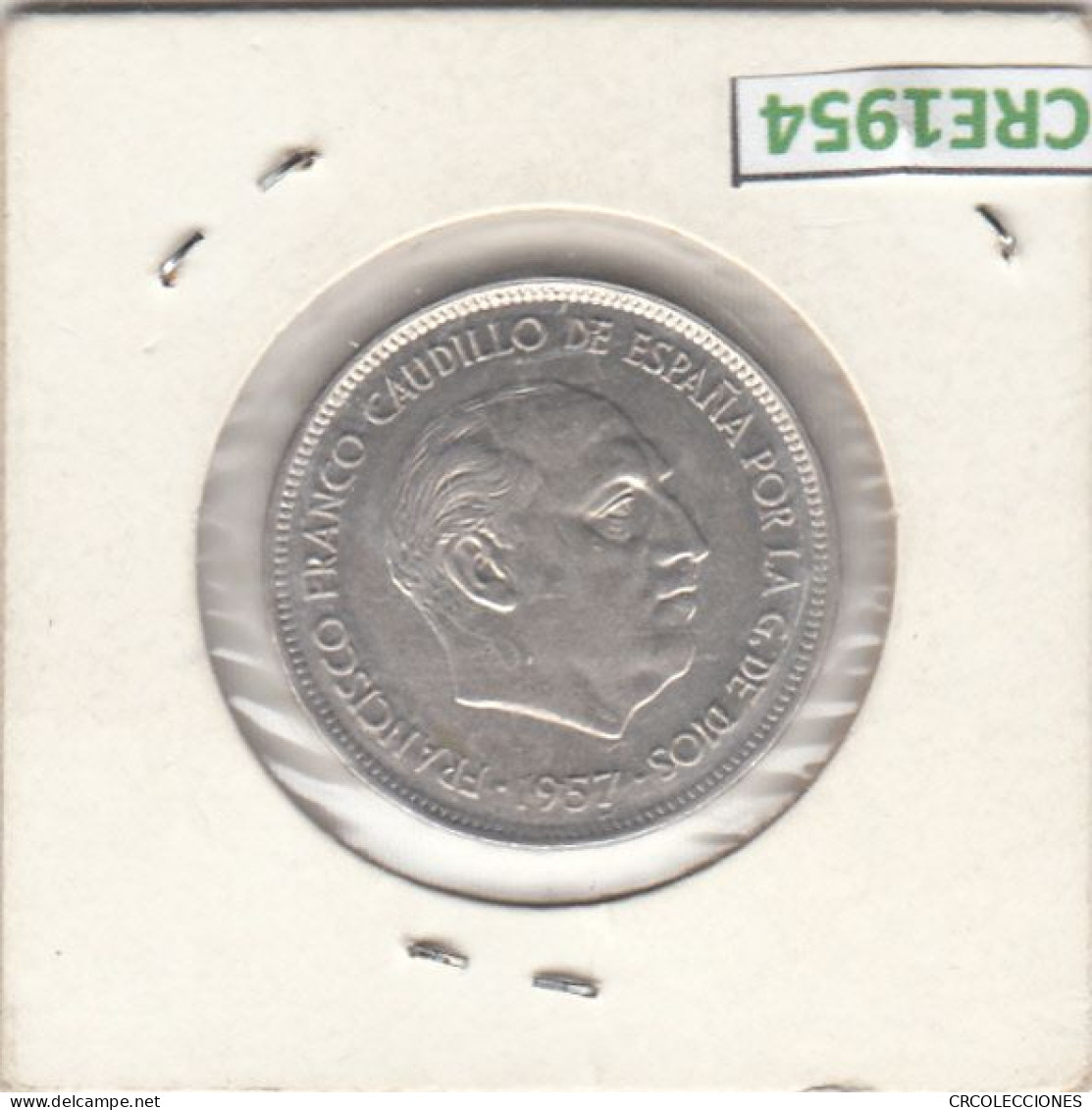 CRE1954 MONEDA ESPAÑA 25 PESETAS 1957 ESTRELLA 72 SIN CIRCULAR - 25 Pesetas