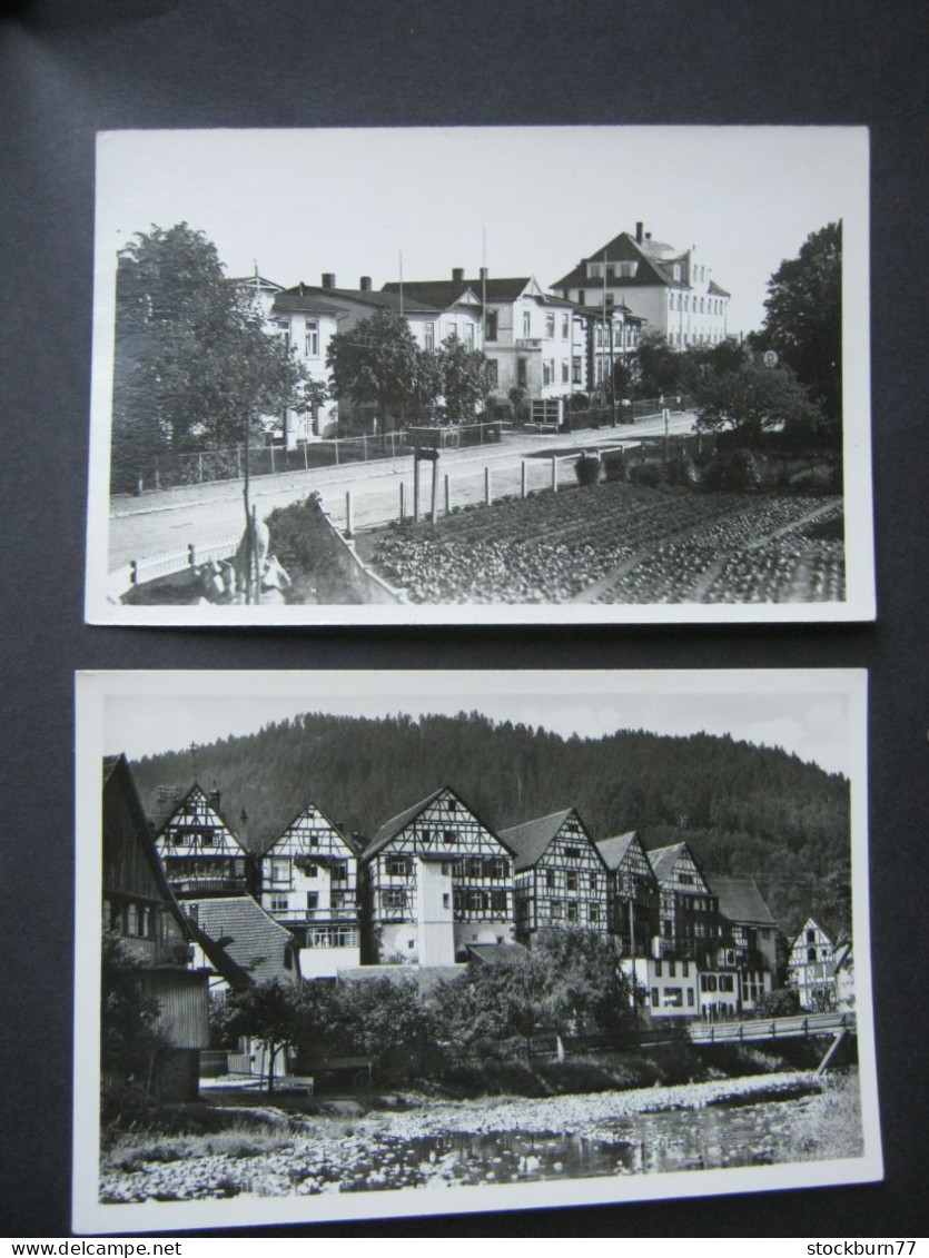 SCHILTACH ,  2 Schöne Karten  Um  1952 - Schiltach