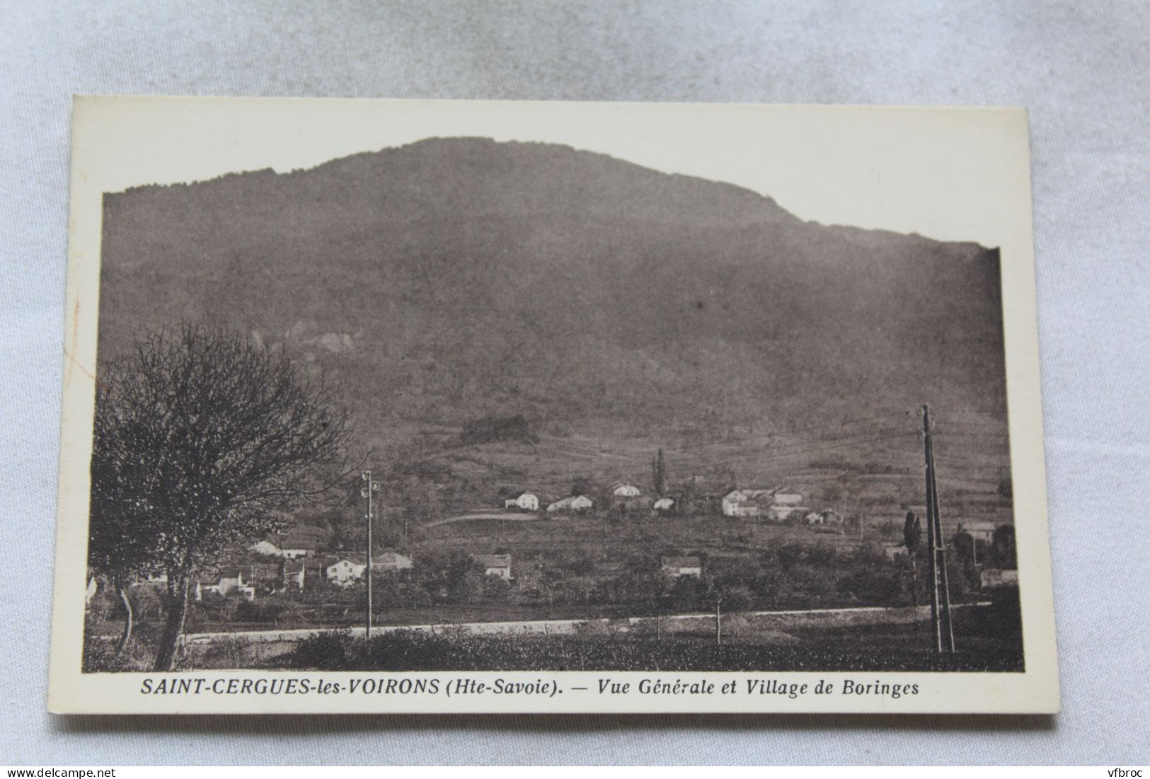 Saint Cergues Les Voirons, Vue Générale Et Village De Boringes, Hautes Savoie 74 - Saint-Cergues