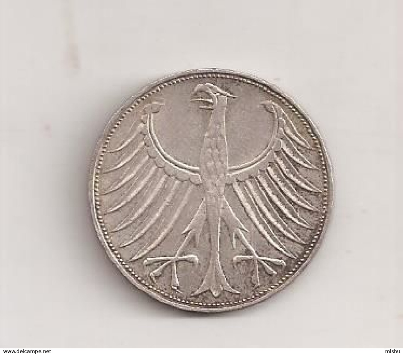 Germany Coin - 5 Deutsche Mark Silver - 1973 D - Autres & Non Classés