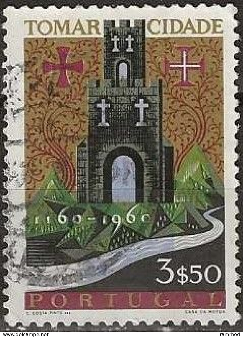 PORTUGAL 1961 800th Anniversary Of Tomar - 3e50 - Tomar Gateway FU - Usado