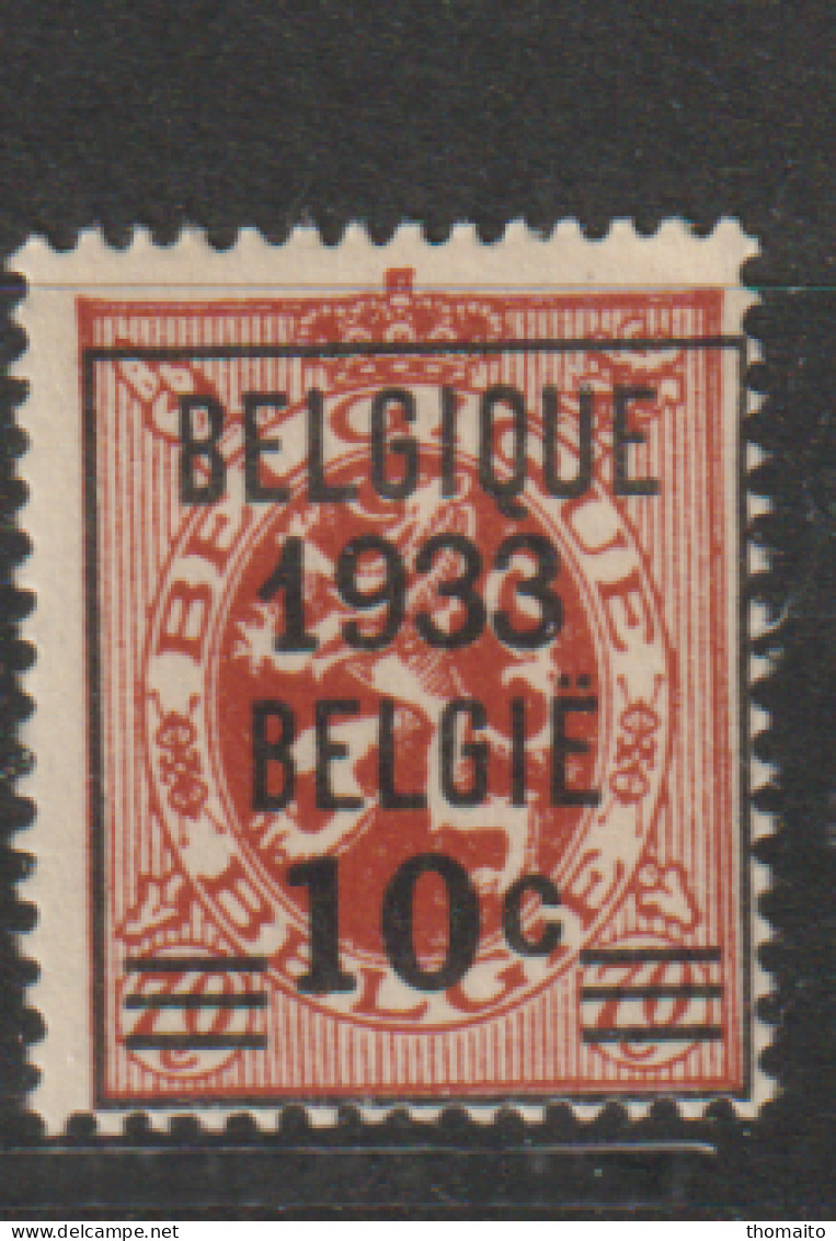 België/Belgique - OBP/COB 375 - Heraldieke Leeuw - MH/NC/* - Typo Precancels 1929-37 (Heraldic Lion)