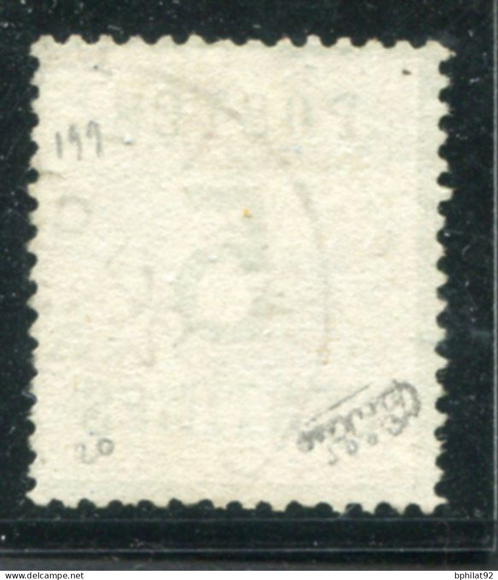 !!! ALSACE LORRAINE, N°4b BURELAGE RENVERSE, SIGNE CALVES - Used Stamps