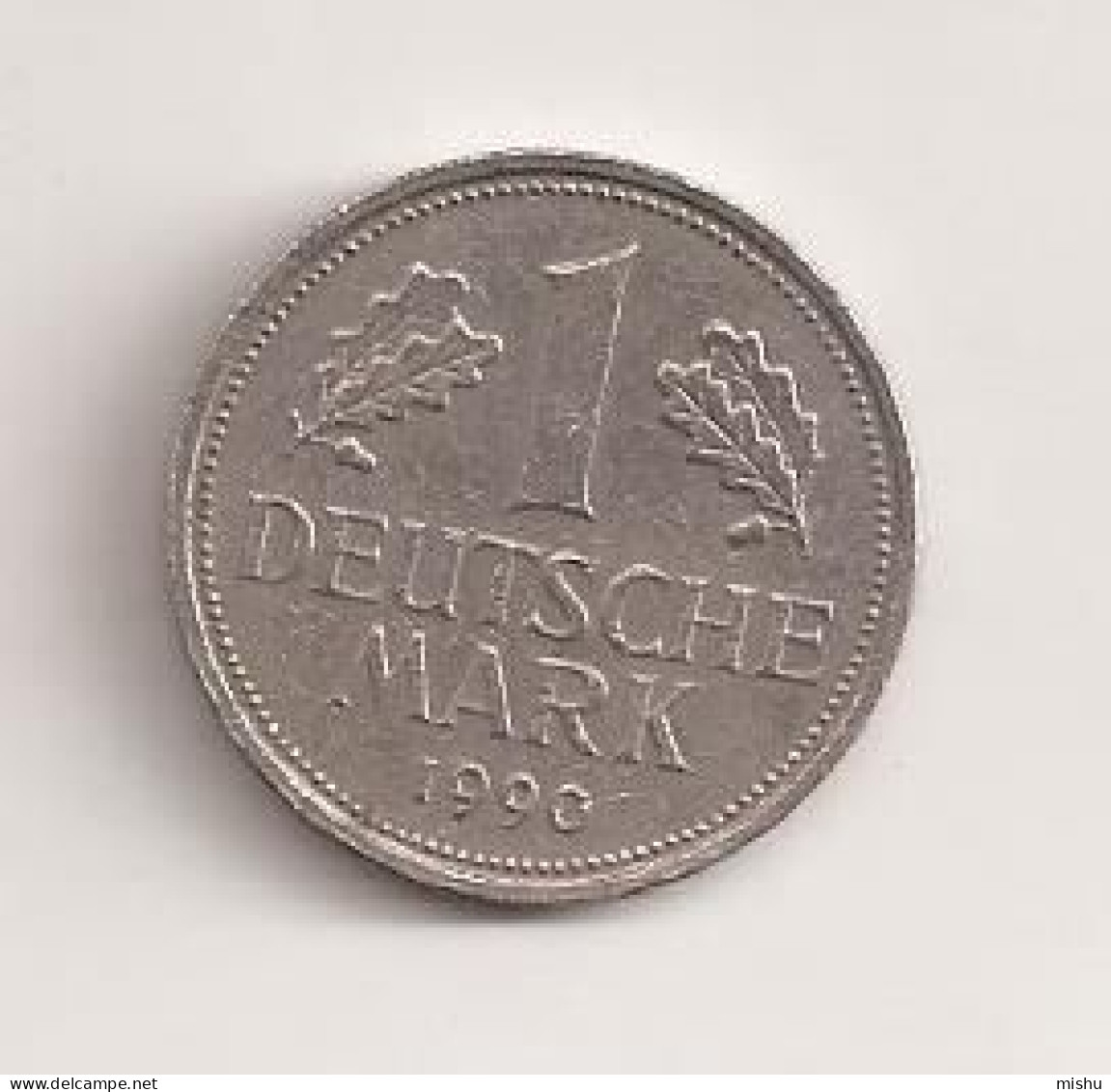 Germany Coin - 1 Deutsche Mark  - 1990 A - Andere & Zonder Classificatie