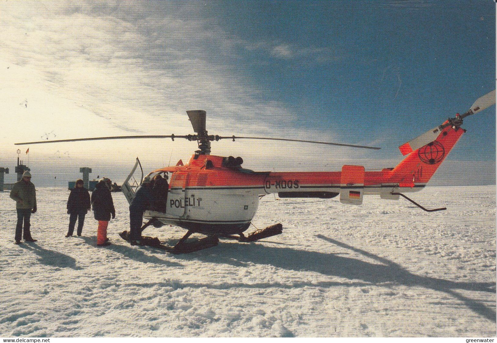 Germany Heli Flight From Polarstern To Neumayer 15.12.1990 (SZ176B) - Polare Flüge