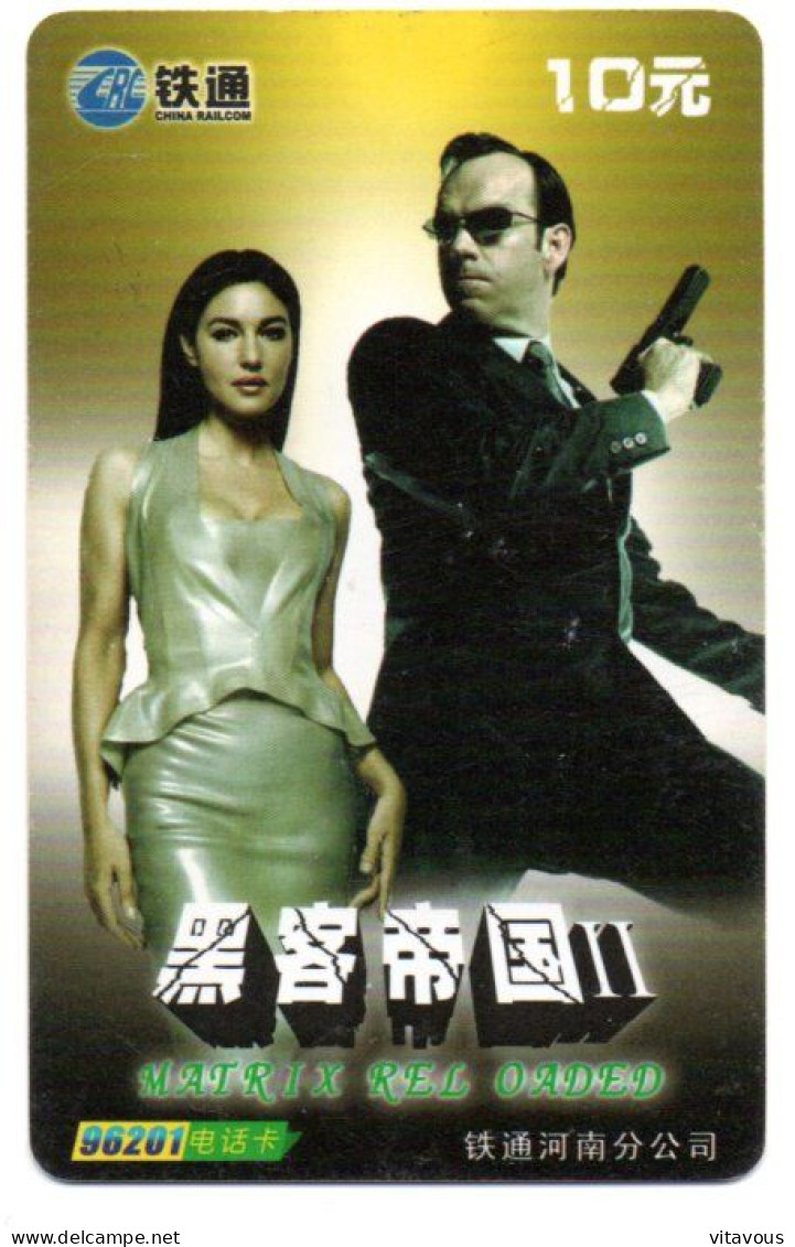 MATRIX  Film Movie  Télécarte Chine Phonecard (1096) - Cina