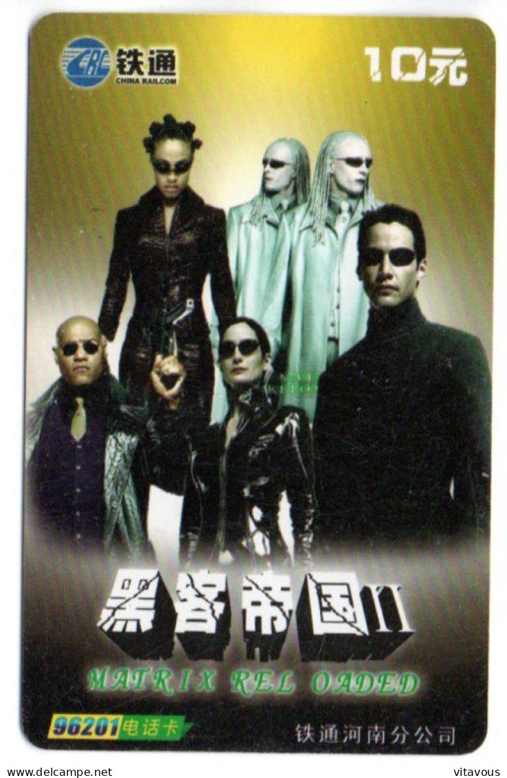 MATRIX  Film Movie  Télécarte Chine Phonecard (1098) - Cinéma