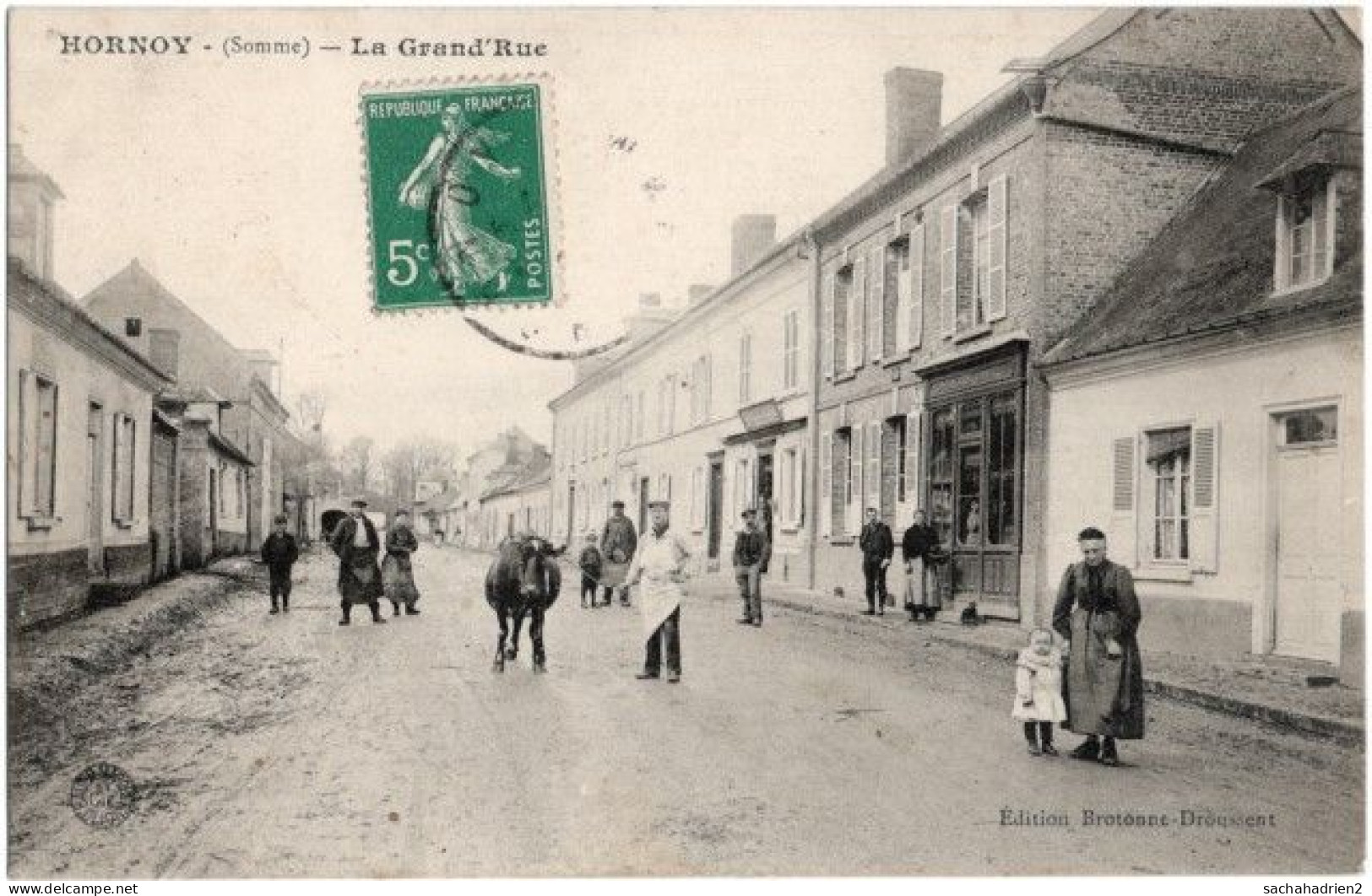 80. HORNOY. La Grand' Rue - Hornoy Le Bourg