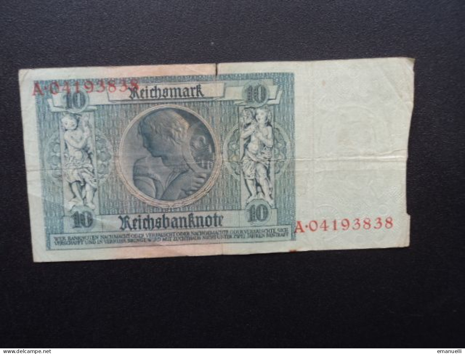 ALLEMAGNE : 10 REICHSMARK   22.1.1929 (depuis 1931...)    C.A. 173a, *  / P 180a    TB - 10 Mark